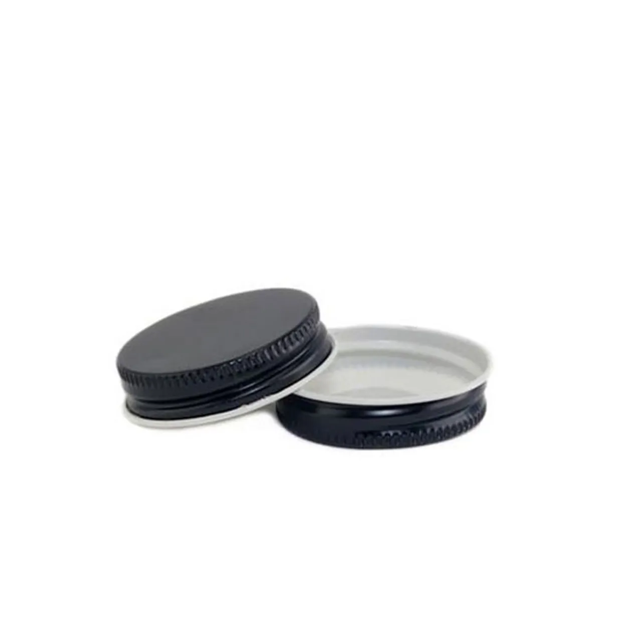 Jar Store Black 38-400 Metal Lid | 12 Pack