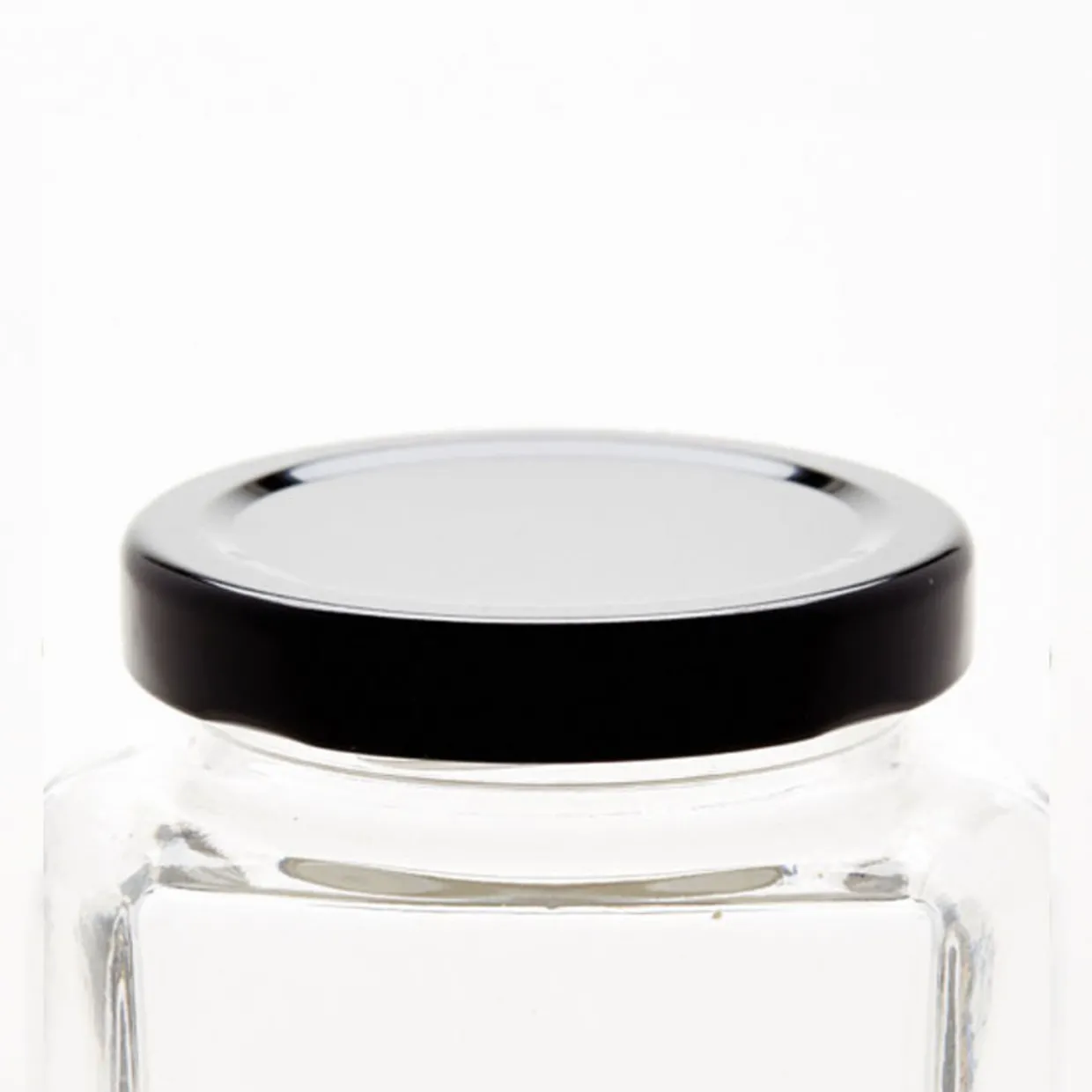 Jar Store Black 58mm Twist Off Lid | 12 Pack