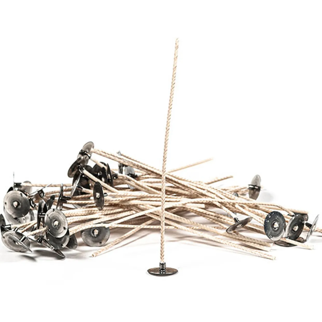 Jar Store CD-12 6" Pre-tabbed Wick | 100 Pack