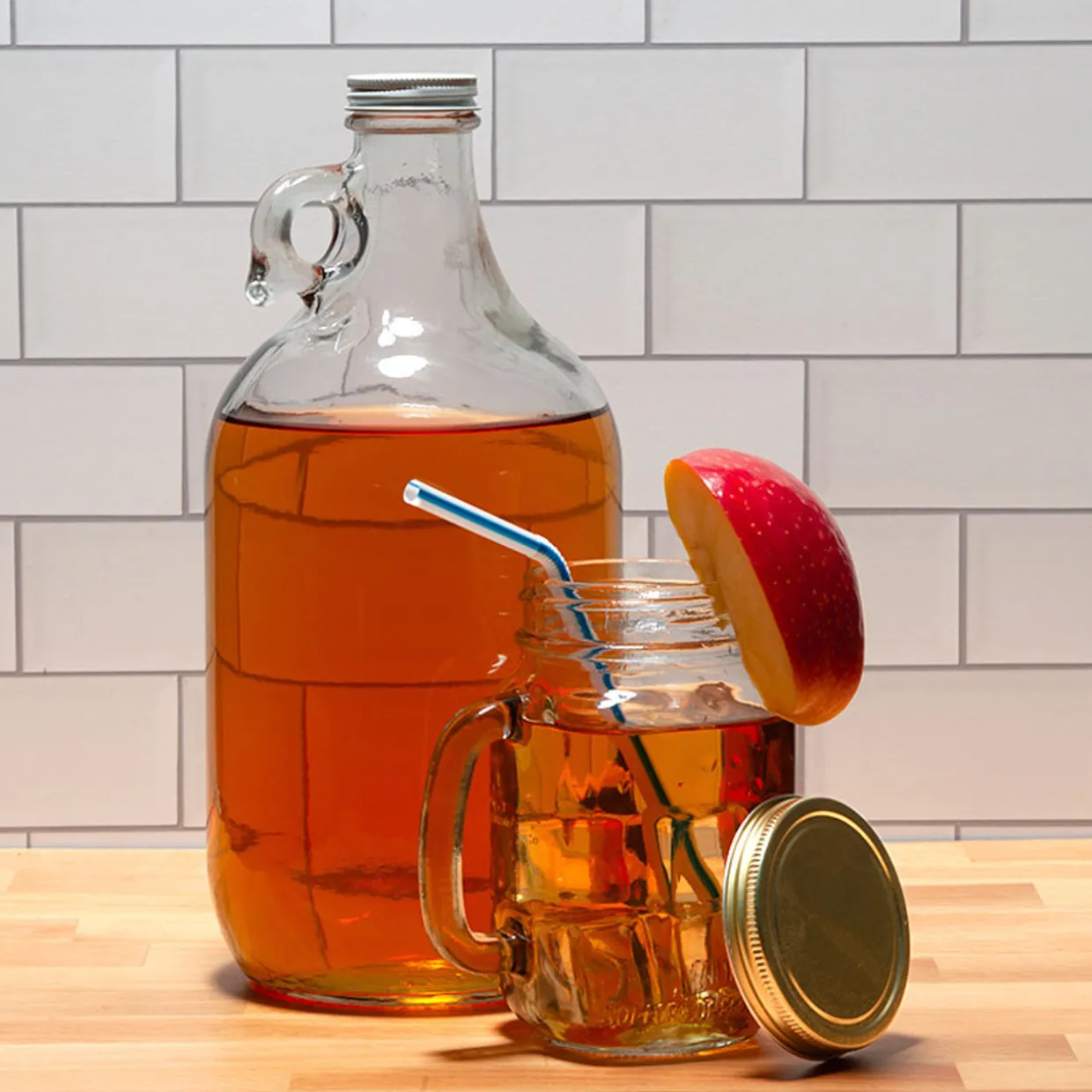 Jar Store 1/2 Gallon Glass Growler | 6 Pack