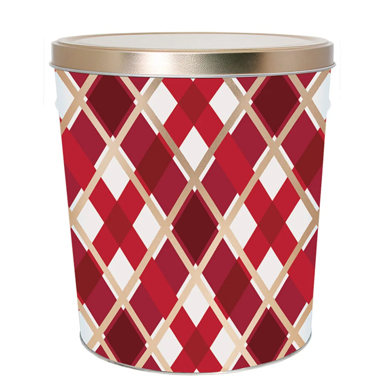 Jar Store 3.5 Gallon Holiday Popcorn Tin