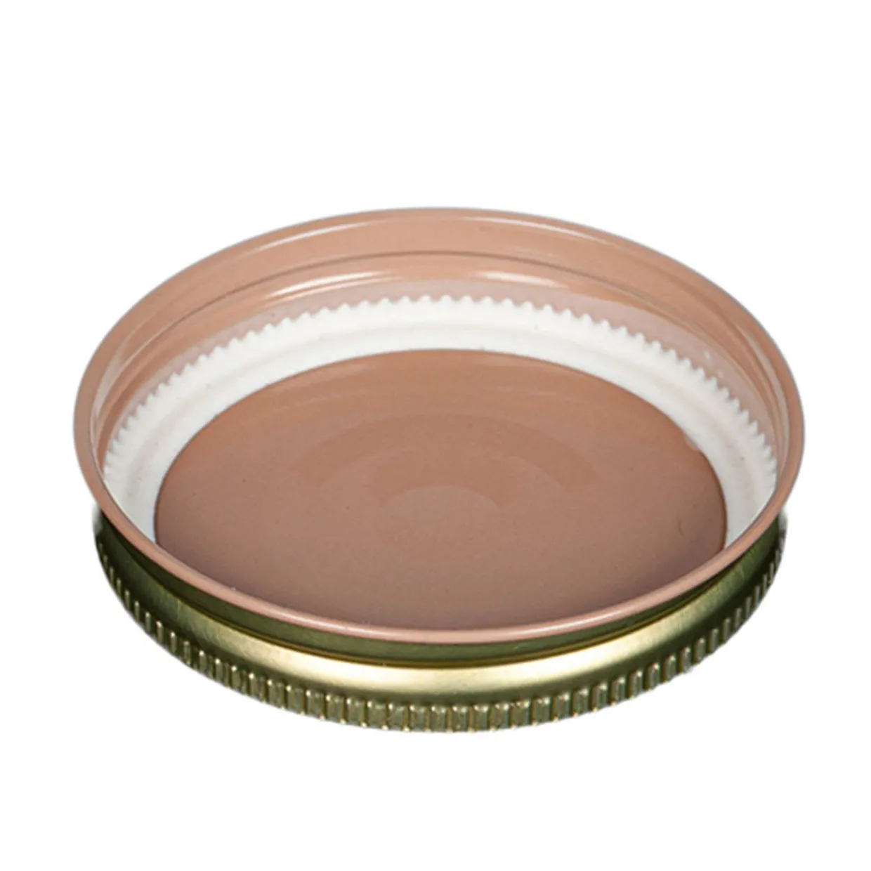 Jar Store 70-450 Gold Metal Button Lid | 12 Pack