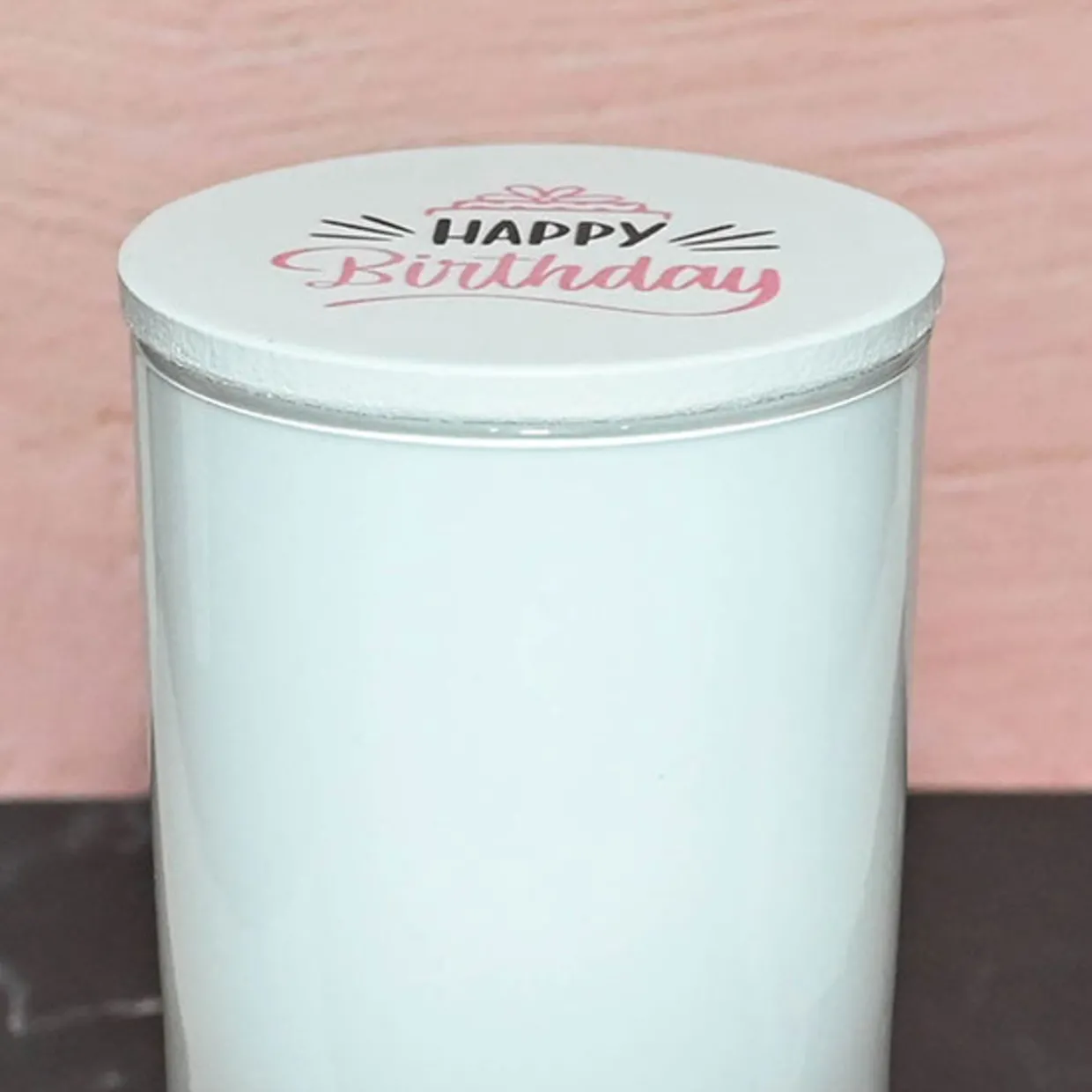 Jar Store Happy Birthday Wood Lid | 12 Pack