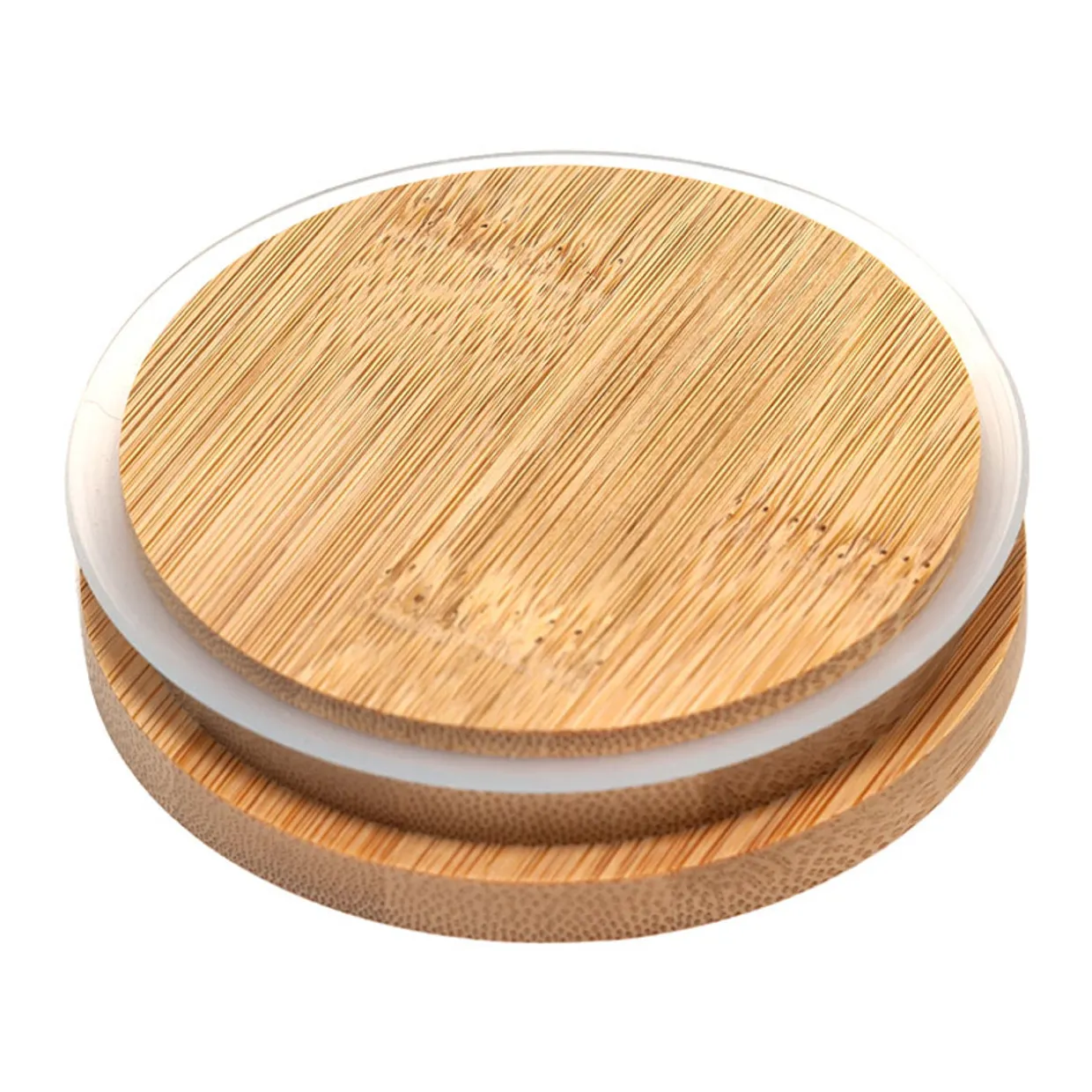 Jar Store Large Bamboo Lid | 12 Pack