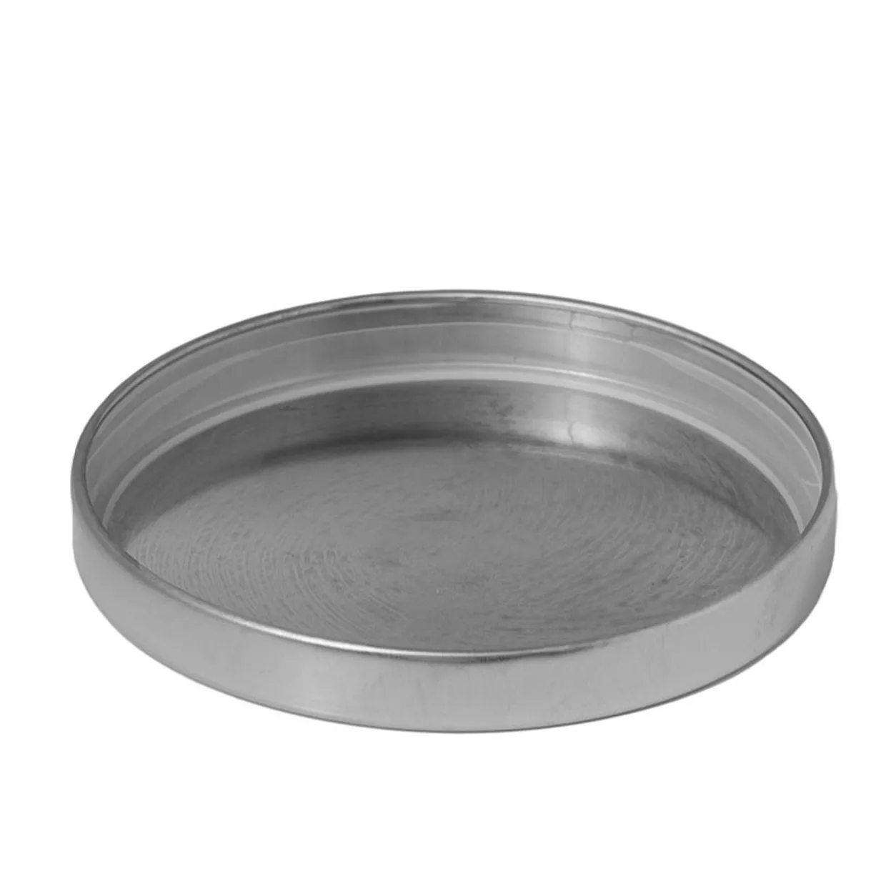 Jar Store Large Chrome Metal Lid | 12 Pack