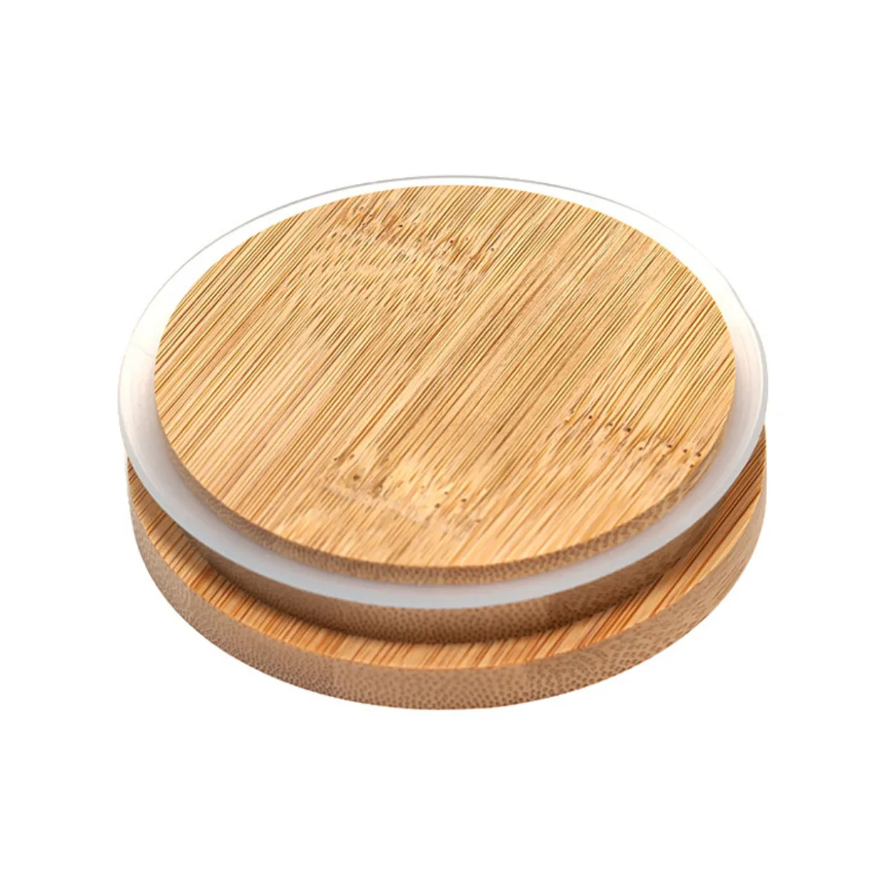 Jar Store Medium Bamboo Lid | 12 Pack
