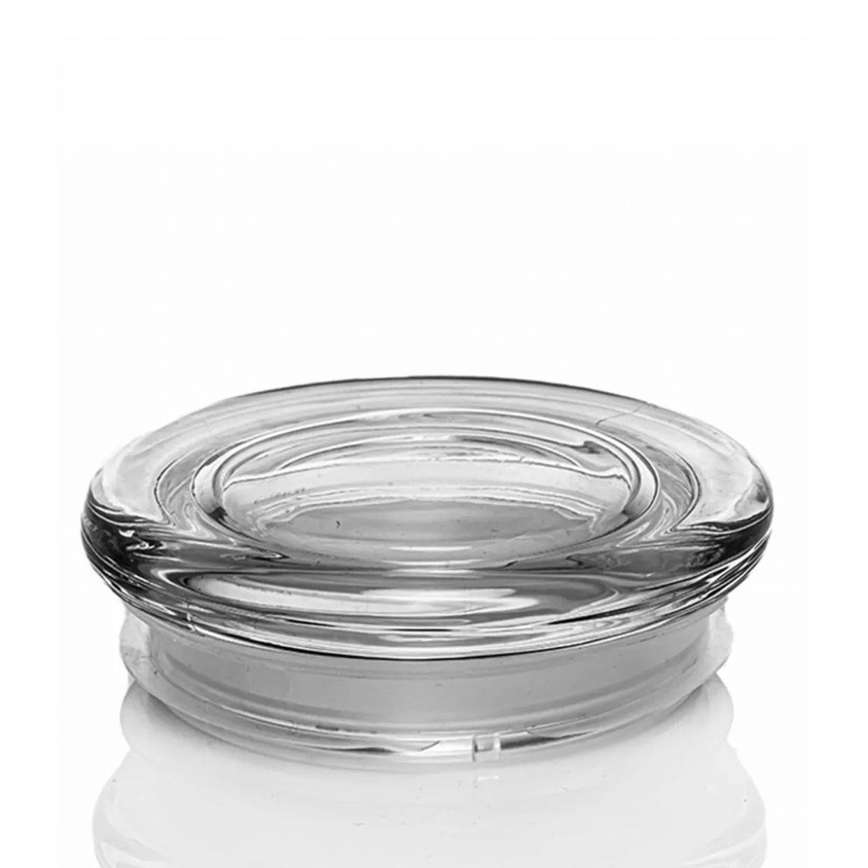 Jar Store Medium Flat Glass Lid | 12 Pack
