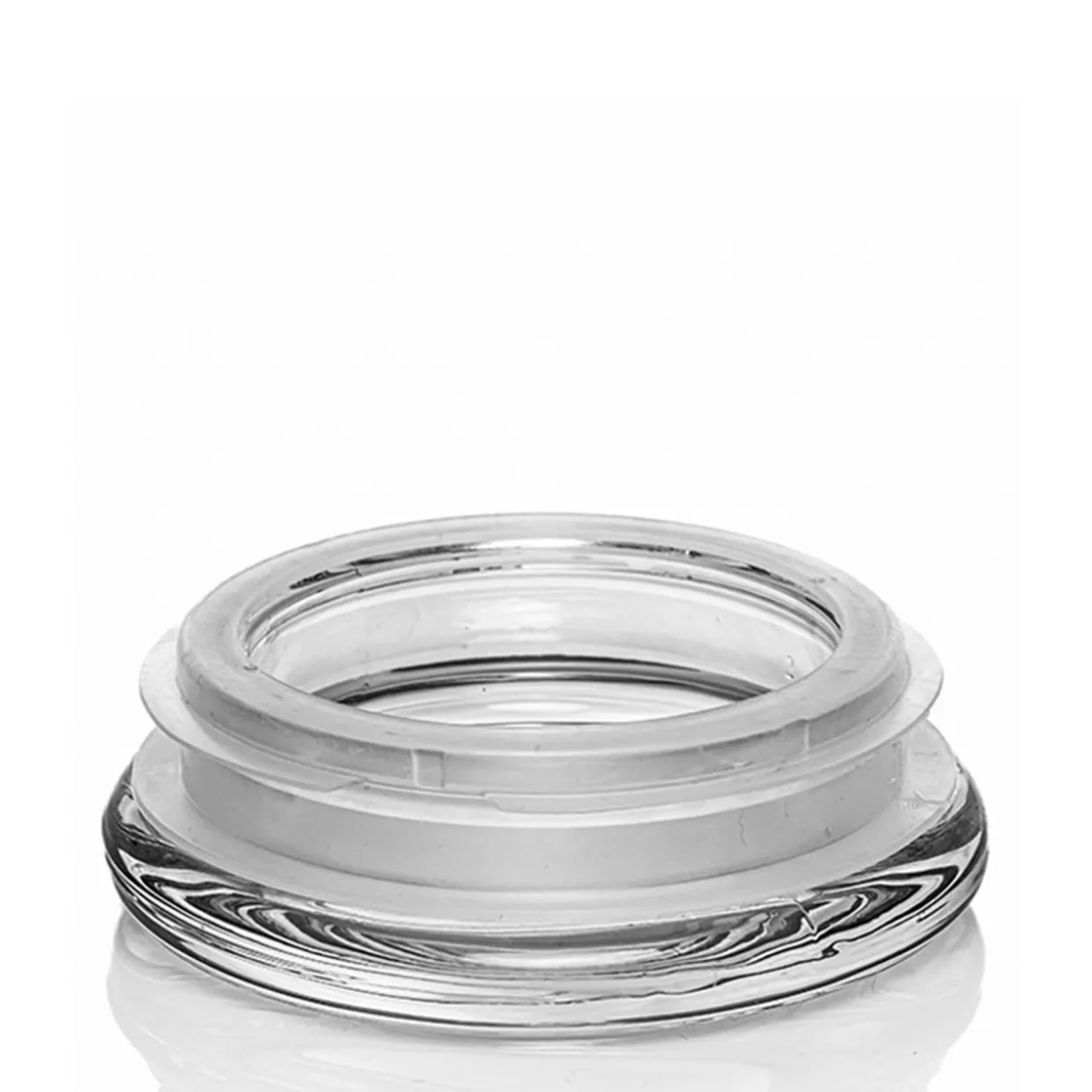 Jar Store Medium Flat Glass Lid | 12 Pack