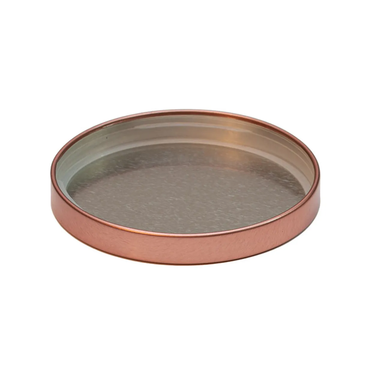 Jar Store Medium Rose Gold Metal Lid | 12 Pack