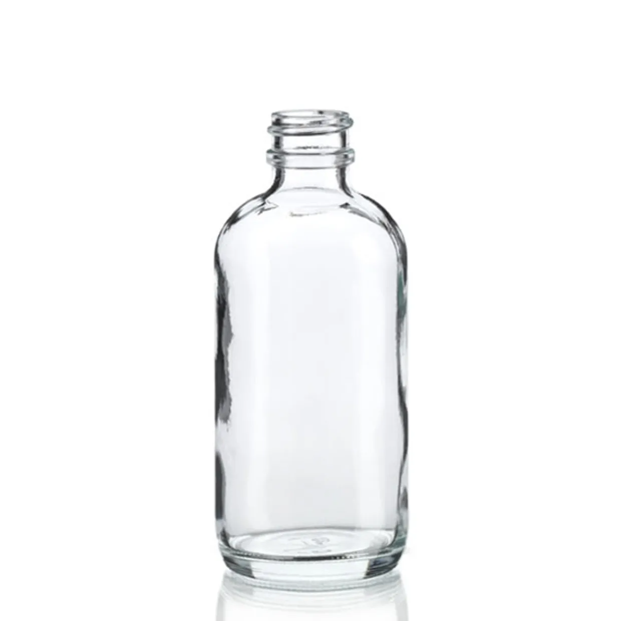 Jar Store 4 oz Clear Boston Round Bottle 22-400 | 12 Pack