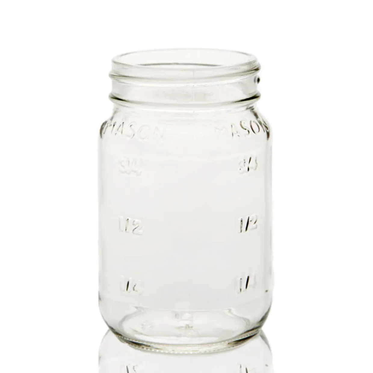 Jar Store 16 oz. Embossed Mason Jar | 12 Pack