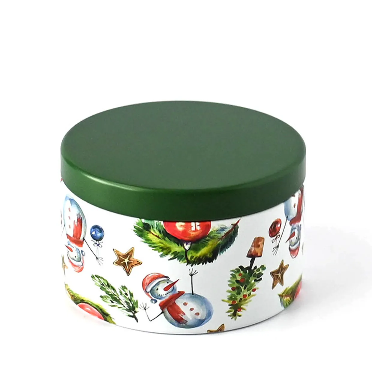 Jar Store 8 oz Holiday Decorated Candle Tin | 12 Pack