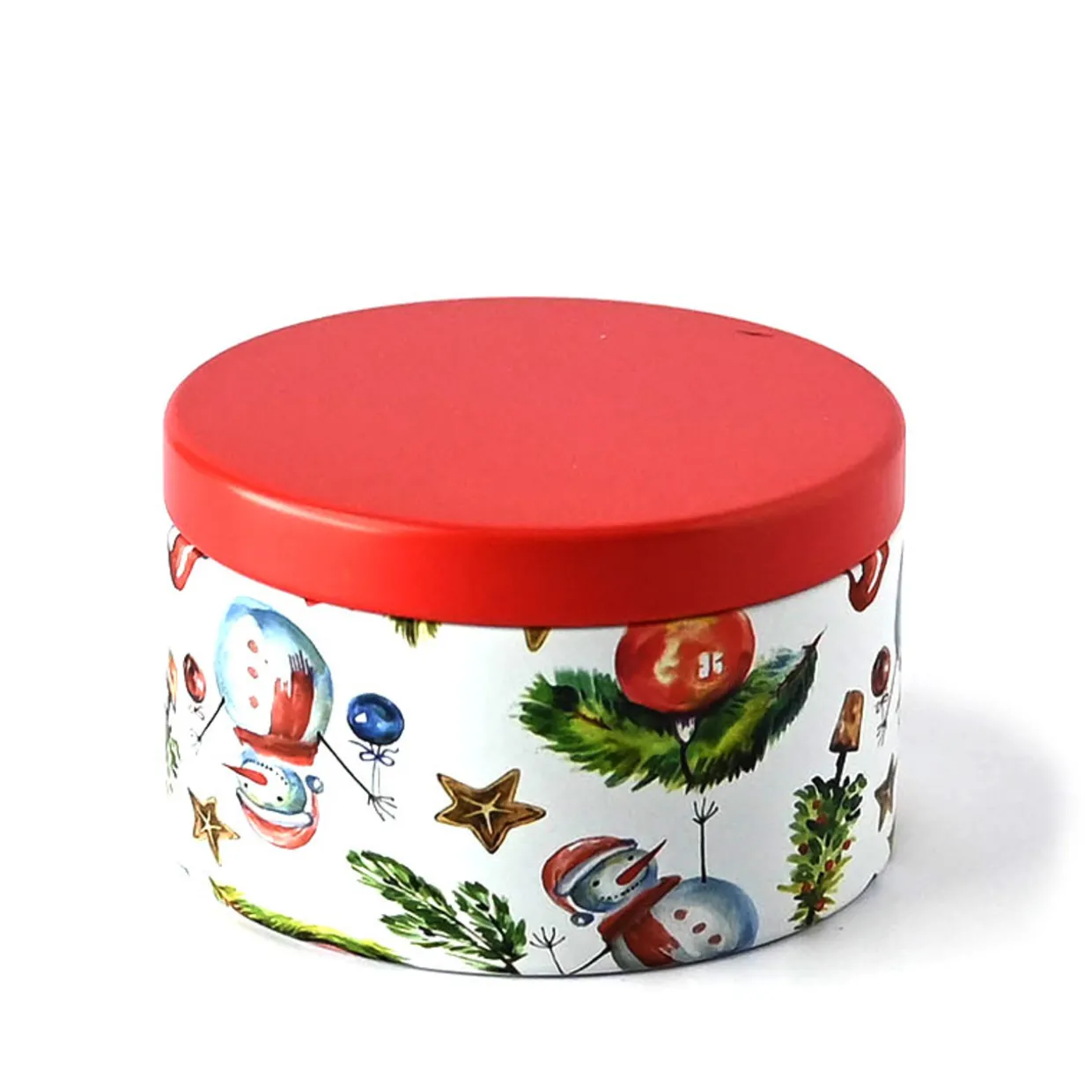 Jar Store 8 oz Holiday Decorated Candle Tin | 12 Pack