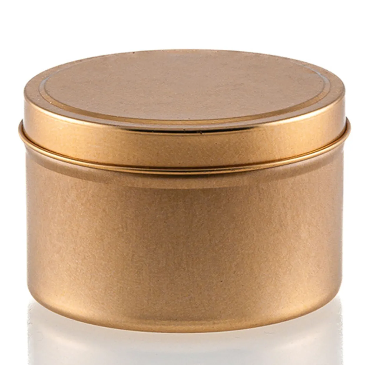Jar Store 12 oz Rose Gold Candle Tin with Feet | 12 Pack