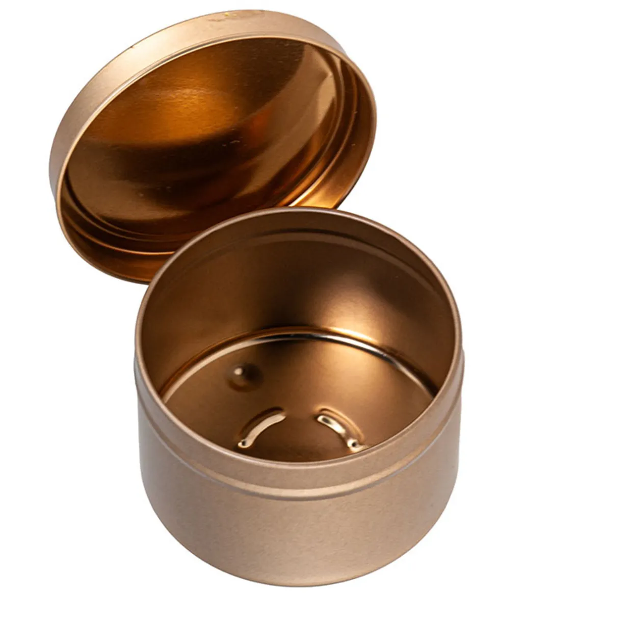 Jar Store 4 oz Rose Gold Candle Tin with Feet | 12 Pack