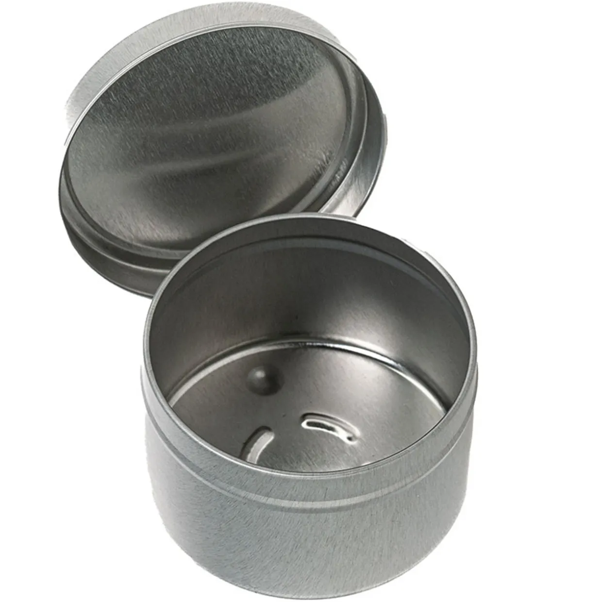 Jar Store 8 oz Silver Candle Tin with Feet | 12 Pack