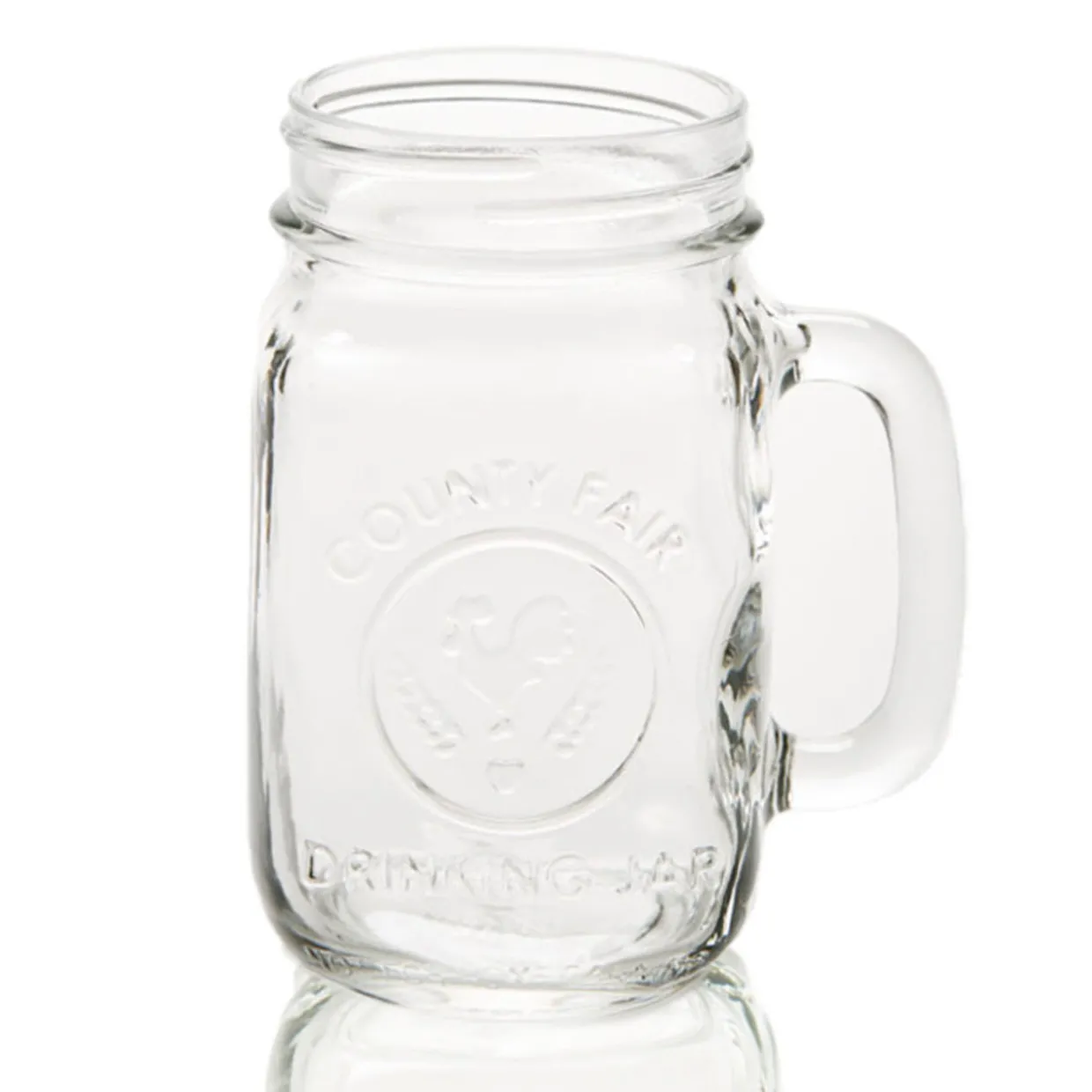 Jar Store 16.5 oz. Libbey Embossed Drinking Jar | 12 Pack