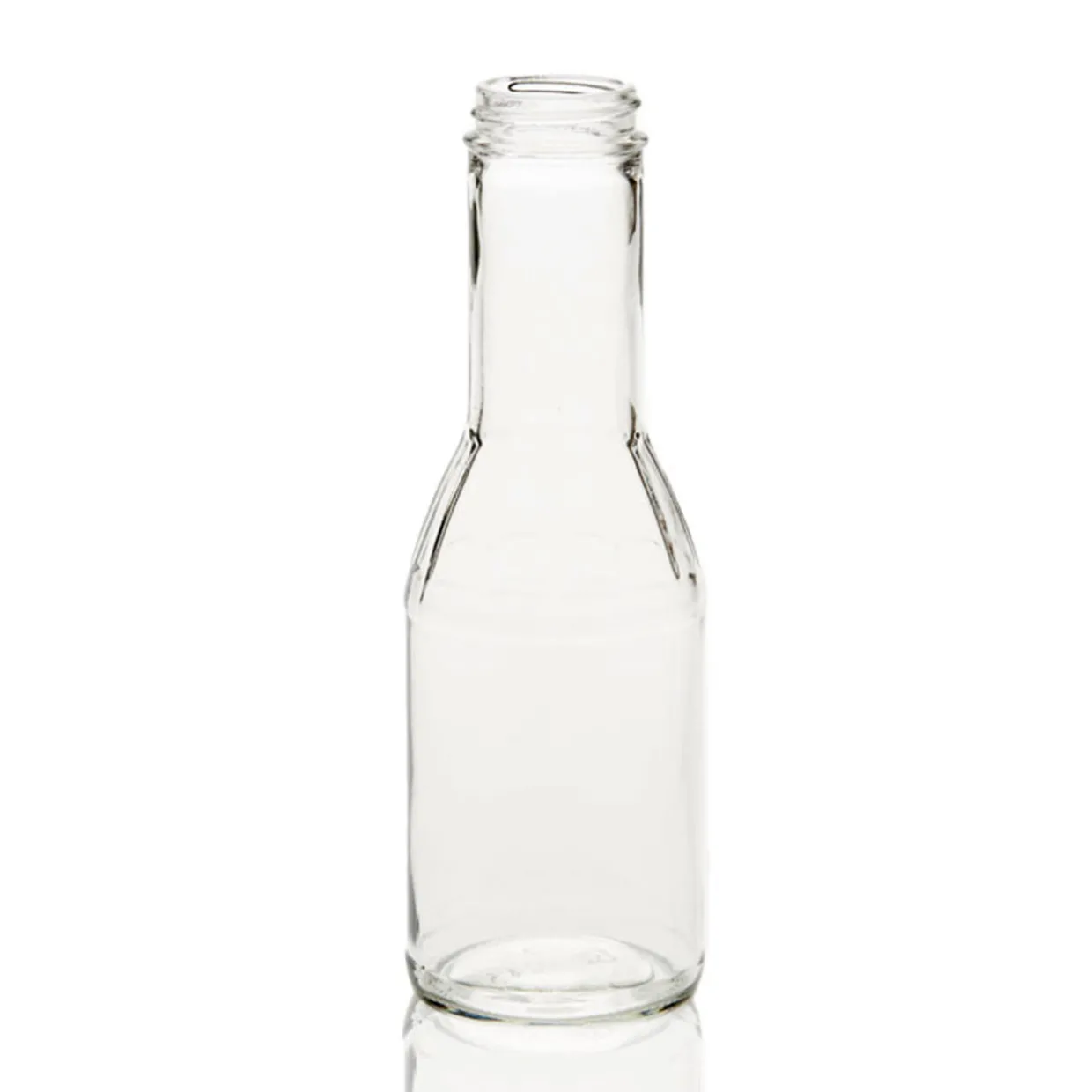 Jar Store 12 oz. Ribbed Sauce Bottle 38-400 | 12 Pack