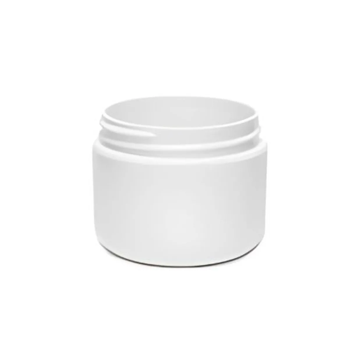 Jar Store 2 oz White Double Wall Jar Round Base 58-400 | 36 Pack