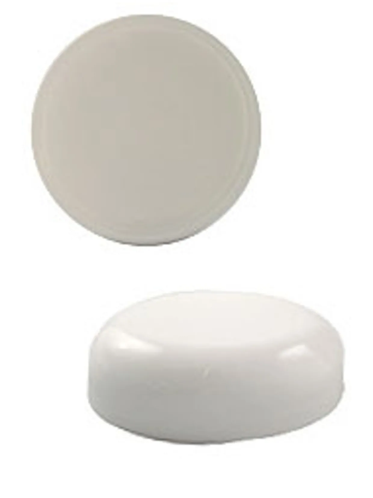 Jar Store White 58-400 Dome Cap with Liner | 36 Pack