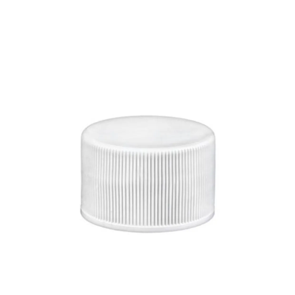 Jar Store White 20-410 Polypropylene Ribbed Cap with Liner | 36 Pack