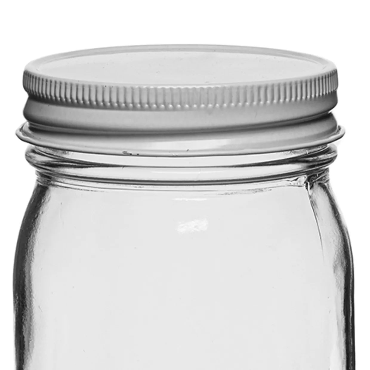 Jar Store 70-450 White Metal Lid | 12 Pack