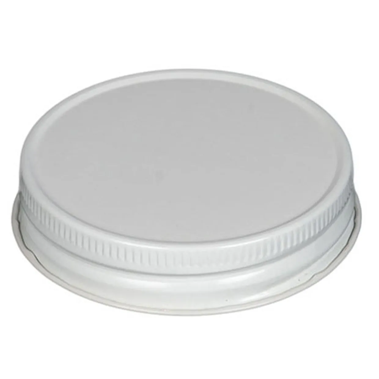 Jar Store 70-450 White Metal Lid | 12 Pack